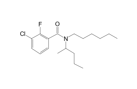 Benzamide, 3-chloro-2-fluoro-N-(2-pentyl)-N-hexyl-