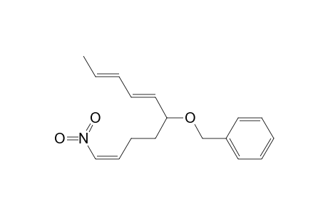 (1Z,6E,8E)-1-nitro-5-(phenylmethoxy)-1,6,8-decatriene