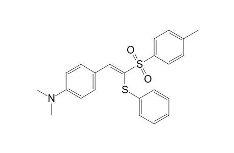 Dimethyl-{4-[2-phenylsulfanyl-2-(toluene-4-sulfonyl)vinyl]phenyl}amine