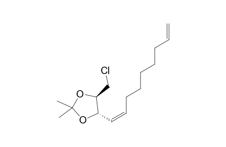 (2R,3S,4Z)-1-Chloro-2,3-(isopropylidenedioxy)dodeca-4,11-diene