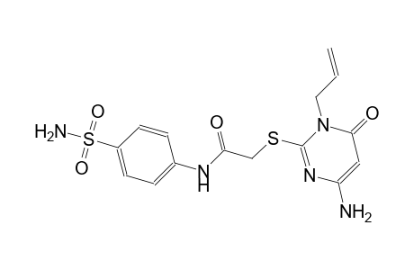 2-[(1-allyl-4-amino-6-oxo-1,6-dihydro-2-pyrimidinyl)sulfanyl]-N-[4-(aminosulfonyl)phenyl]acetamide