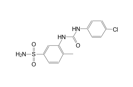 3-{[(4-chloroanilino)carbonyl]amino}-4-methylbenzenesulfonamide