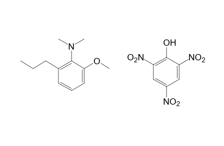 N,N-dimethyl-6-propyl-o-anisidine, picrate