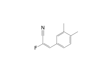 (E)-3-(3,4-Dimethylphenyl)-2-fluoroacrylonitrile