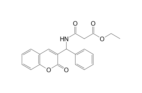 N-[alpha-(2-oxo-2H-1-benzopyran-3-yl)benzyl)malonamic acid, ethyl ester