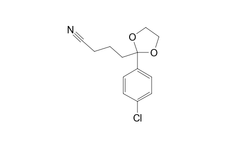 2-(4-CHLOROPHENYL)-2-(3-CYANOPROPYL)-1,3-DIOXOLANE