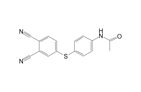 Acetamide, N-[4-[(3,4-dicyanophenyl)thio]phenyl]-
