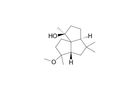 9-Methoxy-2.alpha.,6,6,9-tetramethyl-5.alpha.,8.beta.-tricyclo(6.3.0.0(1,5))undecan-2.beta.-ol