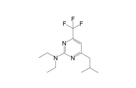 2-(Diethylamino)-6-trifluoromethyl-4-isobutylpyrimidine