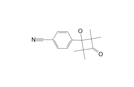 3-(PARA-CYANOPHENYL)-3-HYDROXYL-2,2,4,4-TETRAMETHYLCYCLOBUTANONE