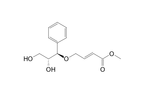 (2E,6R,7R)-7,8-Dihydroxy-5-oxa-6-phenyl-2-octenoic acid methyl ester