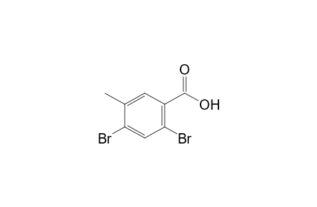 Benzoic acid, 2,4-dibromo-5-methyl-