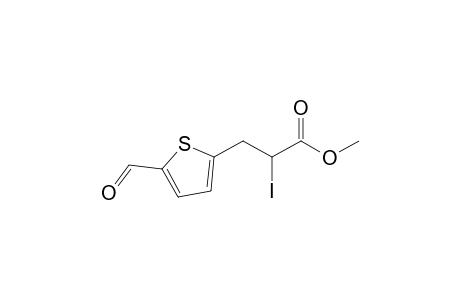3-(5-formyl-2-thienyl)-2-iodo-propionic acid methyl ester