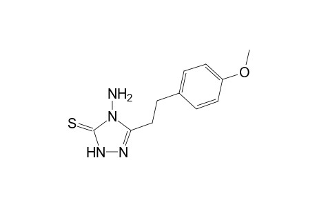 4-Amino-3-[2-(4-methoxyphenyl)ethyl]-1,2,4-triazole-5-thione