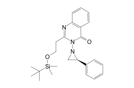 (S)-3-(2-Phenylaziridin-1-yl)-2-(1-tert-butyldimethylsiloxy)ethylquinazolin-4(3H)-one