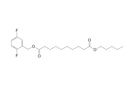 Sebacic acid, 2,5-difluorobenzyl pentyl ester