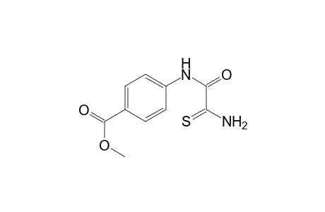 Benzoic acid, 4-(aminooxothioacetylamino)-, methyl ester