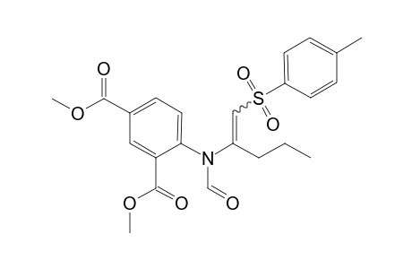 2-[N-Formyl-N-(2,4-dicarboxymethoxyphenyl)amido]-1-tosylpentene