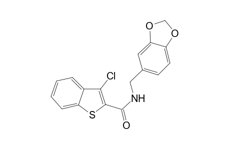 Benzothiophene-2-carboxamide, 3-chloro-N-(3, 4-methylenedioxyphenyl)-
