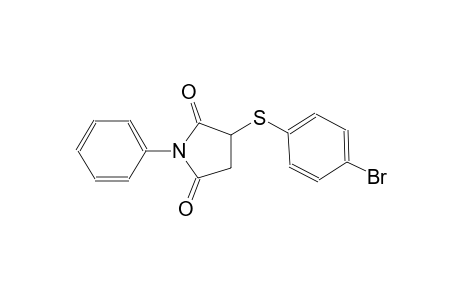 2,5-pyrrolidinedione, 3-[(4-bromophenyl)thio]-1-phenyl-
