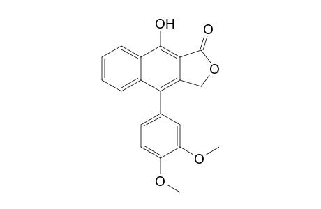 9-(3,4-dimethoxyphenyl)-4-hydroxy-1H-benzo[f]isobenzofuran-3-one