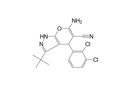 6-amino-3-tert-butyl-4-(2,3-dichlorophenyl)-1,4-dihydropyrano[2,3-c]pyrazole-5-carbonitrile