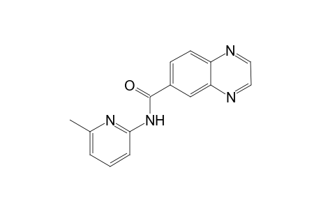 6-Quinoxalinecarboxamide, N-(6-methyl-2-pyridinyl)-