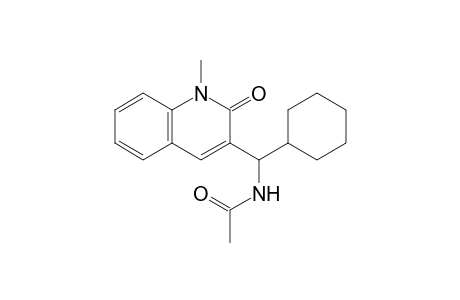 3-(1-Acetylamino-1-cyclohexylmethyl)-1-methylquinolin-2(1H)-one