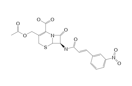 7-BETA-(3-NITROCINNAMOYL)-AMINO-3-ACETOXYMETHYL-CEPHALOSPORINE