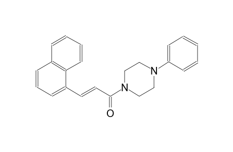 1-[(2E)-3-(1-naphthyl)-2-propenoyl]-4-phenylpiperazine