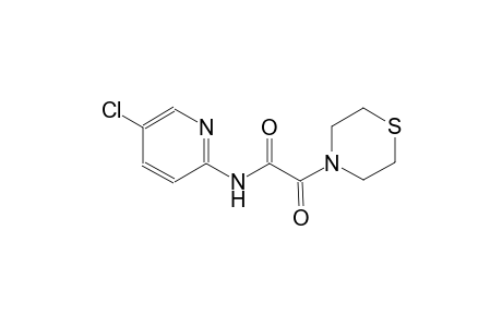 4-thiomorpholineacetamide, N-(5-chloro-2-pyridinyl)-alpha-oxo-