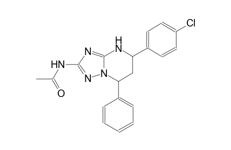 N-[5-(4-chlorophenyl)-7-phenyl-4,5,6,7-tetrahydro[1,2,4]triazolo[1,5-a]pyrimidin-2-yl]acetamide