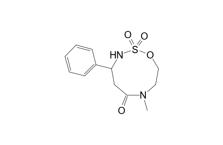 7-Methyl-6-oxo-4-phenyl-1-oxa-2-thia-3,7-diazacyclononan-2,2-dioxide