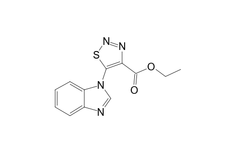 ETHYL_5-(1-BENZIMIDAZOLYL)-1,2,3-THIADIAZOLE-4-CARBOXYLATE