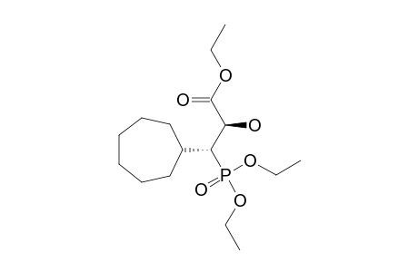 ANTI-ETHYL-3-CYClOHEPTYL-3-(DIETHOXYPHOSPHORYL)-2-HYDROXYPROPANOATE