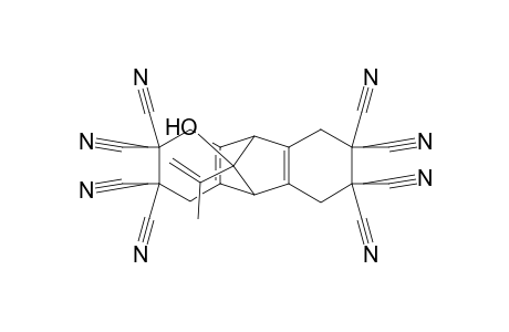 9,10-Methanoanthracene-2,2,3,3,6,6,7,7-octacarbonitrile, 1,4,5,8,9,10-hexahydro-11-hydroxy-11-(1-methylethenyl)-