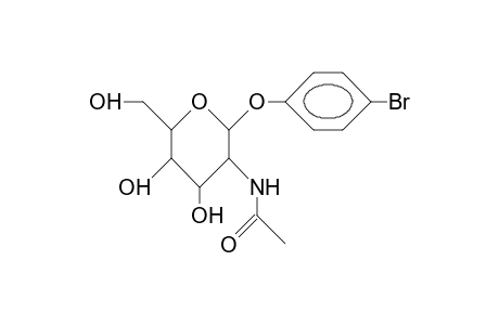 P-Bromo-phenyl 2-acetamido-2-deoxy-B-D-glucopyranoside