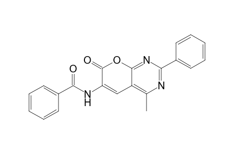 N-(4-Methyl-7-oxo-2-phenyl-7H-pyrano[2,3-d]pyrimidin-6-yl)benzamide