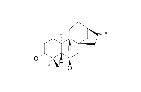 3.alpha.,6.beta.-Dihydroxy-(ent)-kaur-16-ene