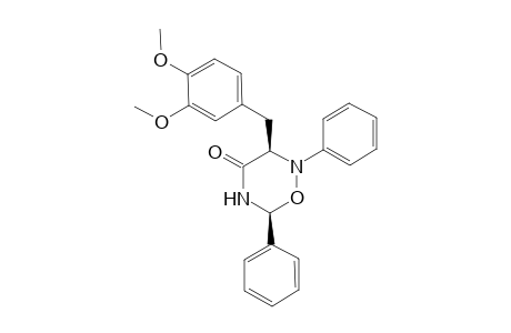 3-(m,p-Dimethoxybenzyl)-2,6-diphenyl-1-oxa-2,5-diaza-4-oxocyclohexane