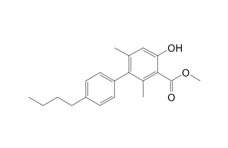 Methyl 4'-butyl-4-hydroxy-2,6-dimethylbiphenyl-3-carboxylate