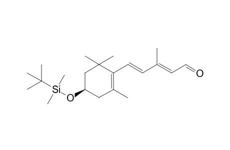 (2E,4E)-5-[(R)-4'-(t-Butyldimethylsilyloxy)-2',6',6'-trimethylcyclohex-1'-en-1'-yl]-3-methylpenta-2,4-dienal