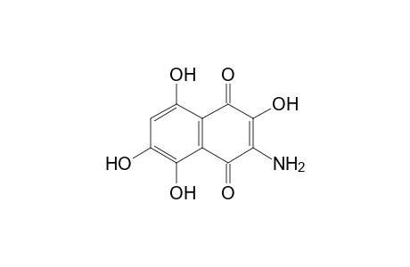 3-Amino-2,5,6,8-tetrahydroxy-1,4-naphthoquinone