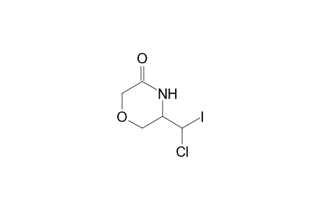 5-(chloroiodomethyl)morpholin-3-one