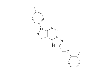 2-[(2,6-dimethylphenoxy)methyl]-7-(4-methylphenyl)-7H-pyrazolo[4,3-e][1,2,4]triazolo[1,5-c]pyrimidine