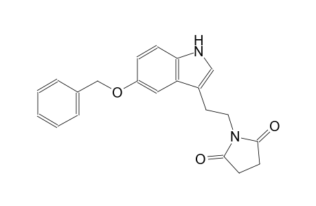 1-{2-[5-(benzyloxy)-1H-indol-3-yl]ethyl}-2,5-pyrrolidinedione