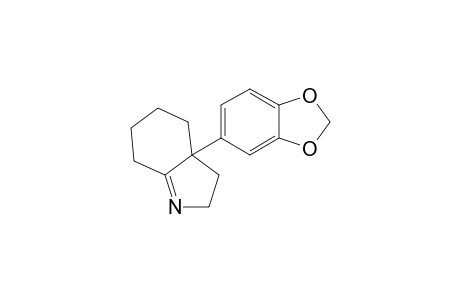 3a-(1,3-benzodioxol-5-yl)-2,3,4,5,6,7-hexahydroindole