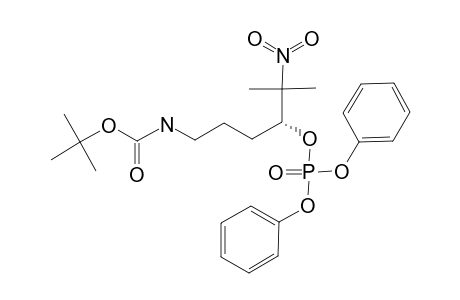 (4R)-N-(TERT.-BUTYLOXYCARBONYL)-4-DIPHENYLPHOSPHATOXY-5-METHYL-5-NITROHEXYLAMINE