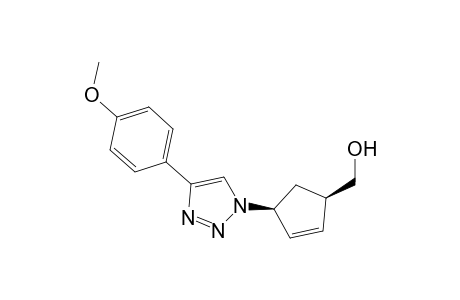 [cis-4-[4'-(p-Methoxyphenyl)-1'H-1',2',3'-triazol-1'-yl]cyclopent-2-enyl]-methanol
