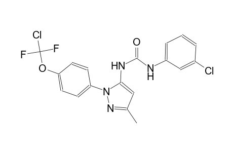 urea, N-[1-[4-(chlorodifluoromethoxy)phenyl]-3-methyl-1H-pyrazol-5-yl]-N'-(3-chlorophenyl)-